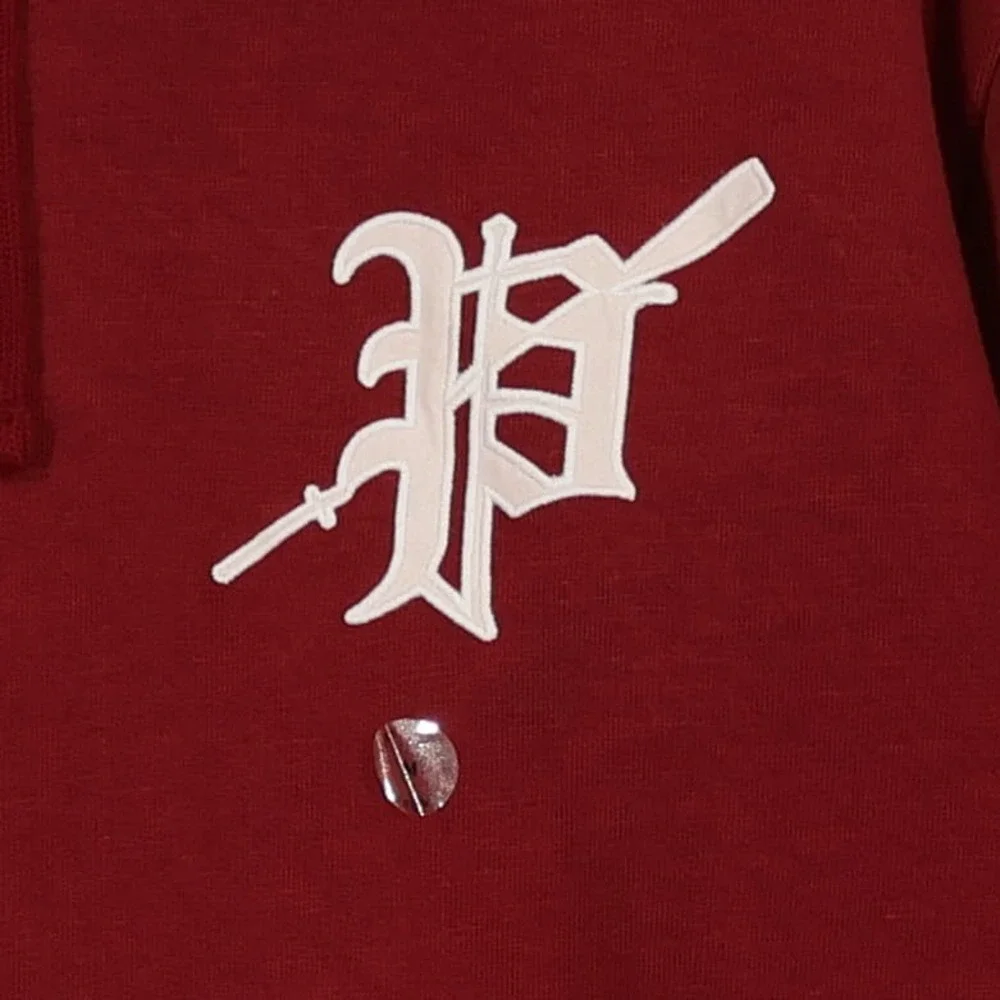 Polo Ralph Lauren Vintage Rowing Hoodie Mens M Burgundy Collegiate Preppy NWT